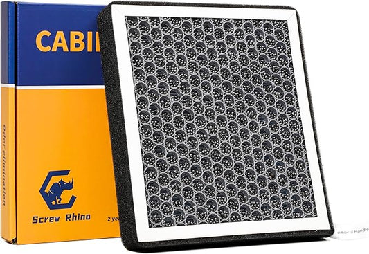 Cabin HEPA Air Filter CF11966 Compatible with Chevy Silverado 1500 19-25,Silverado 2500 HD/3500 HD 20-25,Trax 24-26,Equinox 18-26/GMC Sierra 1500 19-25,2500/3500 HD 20-25/Enclave 18-26