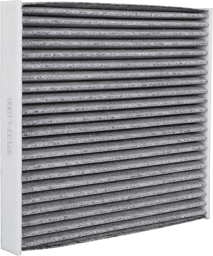 Cabin Air Filter for Hyundai for Tucson for Ioniq 5 for Santa Fe for Elantra for Kona for KIA for EV6 for EV9 for Niro EV for K5 Cabin Filter with Activated Carbon Replace 97133-L1000, 1 Pack