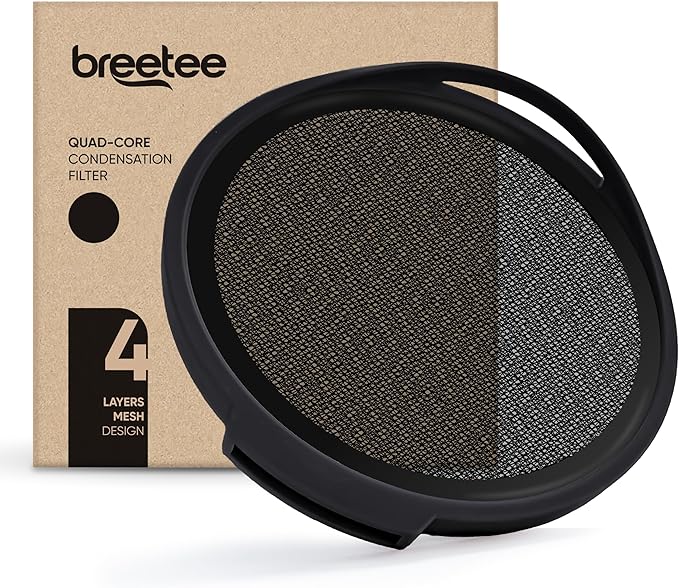 BREETEE Quad-Core Replacement Filter for Portable Range Hood – 4-Layer Smoke&Grease Filter for Countertop Kitchen Exhaust Fan, Mesh Range Hood Filter