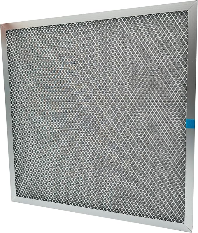 Washable Electrostatic Furnace Air Filter, MERV 8, (24" x 24" x 1") Aluminum Reusable Filter for Furnace, Central AC, and HVAC System