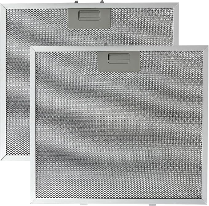 5MU30 Aluminum Mesh Filter Replacement Set Compatible with COSMO COS-5MU30 30 in. Delta Collection Ducted Under Cabinet Range Hood, 2 Packs