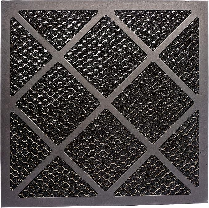 Tiger Tough Replacement Carbon Media Pad (4, 18x18x1) – Mechanical Activated Carbon Filter Compatible with Industrial Air Scrubber Units