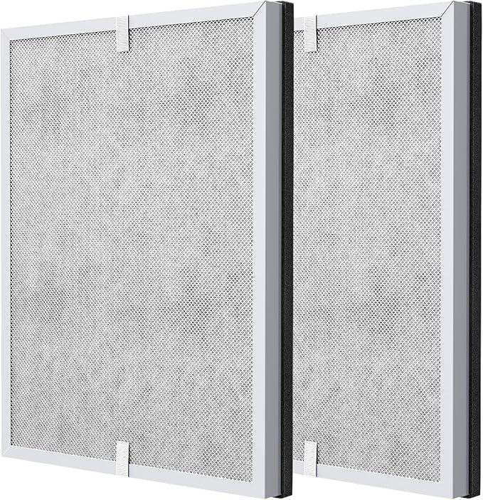 MSA3 Smoke Air Purifier Filter Replacement,Compatible with Membrane Solutions MSA3/MSA3S Air Purifier, Upgraded 6-in-1 Filter, 2-Pack, Smoke Version