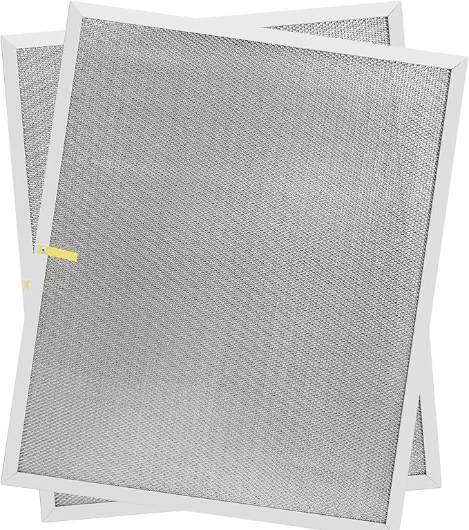 Fietrexa BPS1FA30 Range Hood Filter Aluminum Grease Filter 11-3/4 x 14-1/4" x 3/8" Replacement for Broan QS1 30" and Nutone Allure 30" WS1 Pack of 2