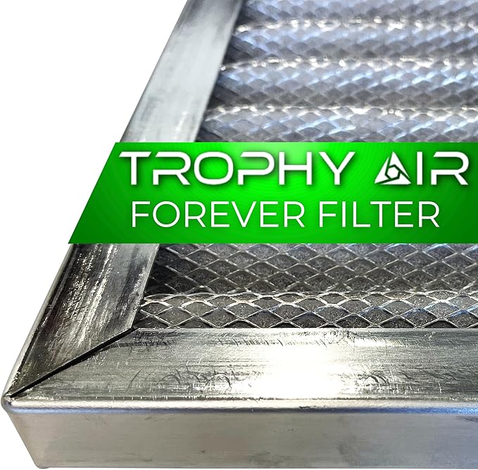 | Merv 8 | Washable & Reusuable AC/Furnace Filter | Lifetime HVAC & Furnace Air Filter | Washable | Superior particle-holding Ability | Premium Quality Aluminum | 18x20x1