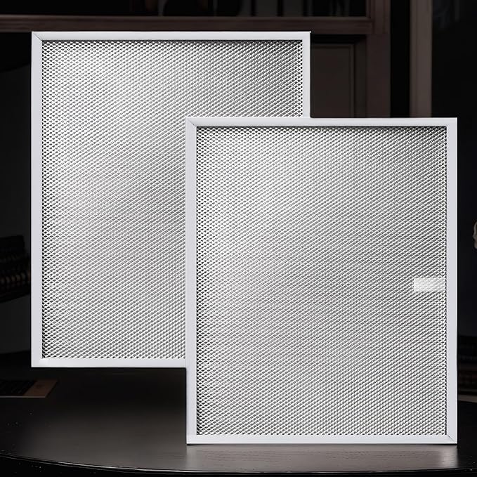 Upgraded BPS1FA30 Range Hood Filter 11-3/4" x 14-1/4", Exact Fit for Broan QS1, WS1, QS2 & Nutone 30" Hoods, 5-Layer Aluminum Grease Filter, Dishwasher Safe, Replaces 99010299, 99010305 (2 Pack)