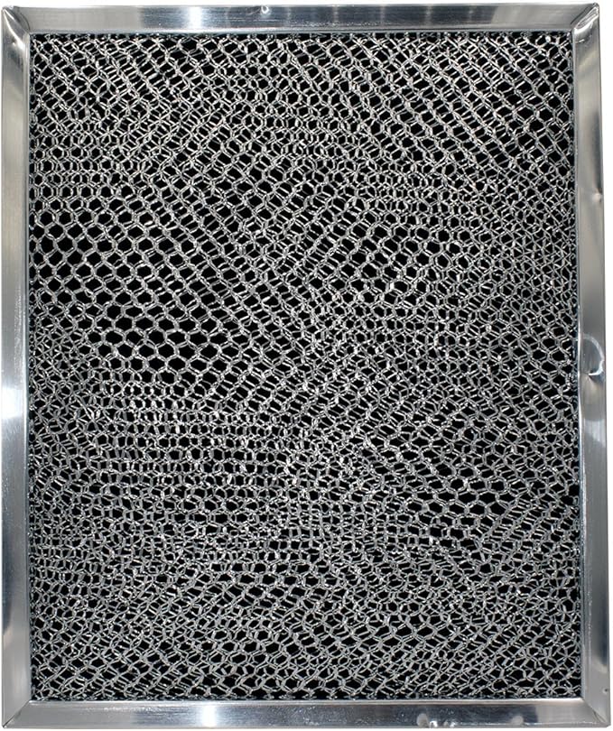 Blendin Replacement Aluminum Charcoal Grease/Air Filter, Compatible with Broan-NuTone S97007696, 41F, Non-Ducted Kitchen Range Hoods, Replacement Part Measurements: 8 3/4" x 10 1/2" x 3/8", 1 Pack