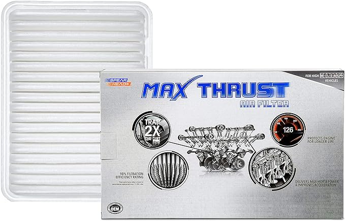 Spearhead Max Thrust Engine Air Filter Replacement | Fits 2005-2023 Tacoma 2.7L L4 Only | OEM Fit & High Dust Holding Capacity (MT-163)