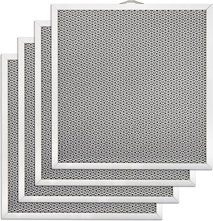 Range Hood Filter Replacement 11-1/4" X 11-5/8" For Broan Nutone QT2000 WA6500, 99010317, BPQTF, WA65F, S99010317 Ductless Stove Vent Filter 4-Pack